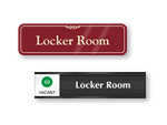 Locker Room Signs