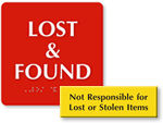 Lost and Found Signs