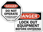 Machine Safety Signs
