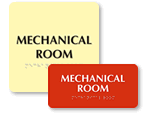 Mechanical Room Signs