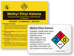 Methyl Ethyl Ketone Labels