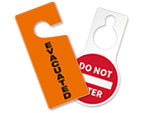 More In Stock Plastic Door Hangers