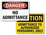 No Admittance