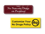 No Drugs Signs