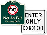 No Exit Signs