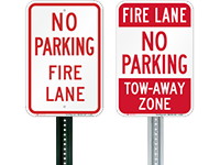Fire Lane Signs