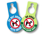 No Pets Allowed Door Hangers