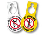 No Soliciting Door Hangers