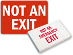 Not An Exit Signs