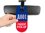 Parent Pick Up Tags