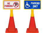 Parking Cone Signs
