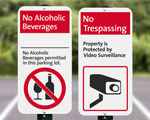 Parking Lot Security Signs