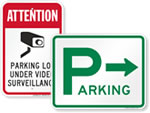 Parking Lot Signs