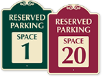 Parking Space Signs