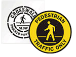Pedestrian Floor Signs