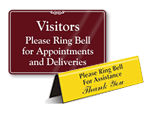 Please Ring Bell Signs