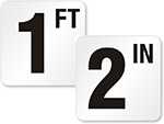Pool Depth Markers