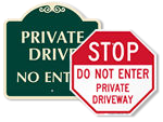 Private Driveway Signs