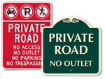 Private Road Signs