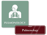 Pulmonology Door Signs