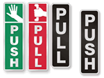 Push Pull Door Signs