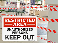 Restricted Area Signs
