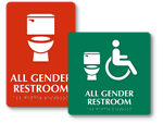 All-Gender Restroom Signs