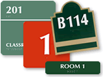 Custom Room Number Signs