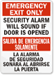 Alarmed Door Signs