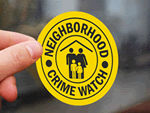 Safe Home and Community Watch Stickers