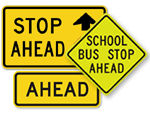 School Ahead Signs