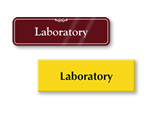 School Laboratory Signs