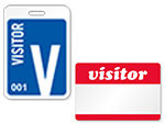 School Visitor Labels