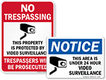 Security Camera Signs