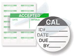 Self Laminating Calibration Labels