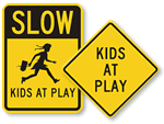 Kids At Play Signs