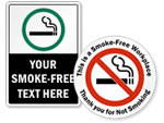 Smoke Free Signs and Labels