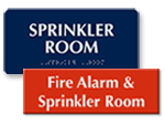 Sprinkler Room Signs