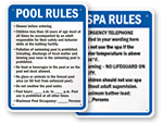 Swimming Pool Signs by State