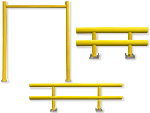 Steel Guardrail Safety and Warehouse Barriers