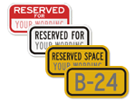 Custom Parking Area Signs