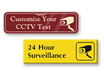 Surveillance Door Signs