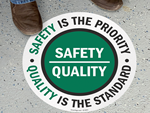 Team Safety Floor Signs