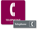 Telephone Location Sign