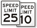 MUTCD Speed Limit signs