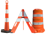 Traffic Barrels & Drums, Channelizers, Cones