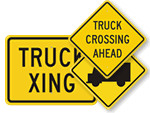 Vehicle Crossing Signs