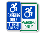 Accessible Parking Signs