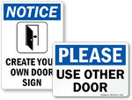 Use Other Door Signs