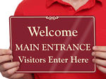 Visitor Door Signs